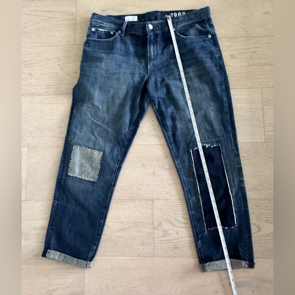 GAP 1969 Sexy Boyfriend Patchwork Straight leg size 29 - Picture 3 of 8